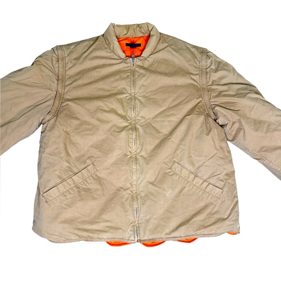 Vintage J Crew Puffer Down Jacket Converts to Vest Men's Medium - Picture 1 of 12